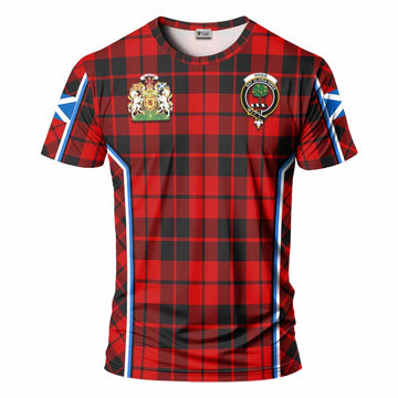 Hogg (Hog) Tartan Crest T-shirt Scotland Coat of Arm Flag Style - Tartan Vibes Clothing