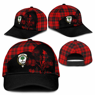 Hogg (Hog) Tartan Family Crest Classic Cap Scotland Thistle Floral Flag Style