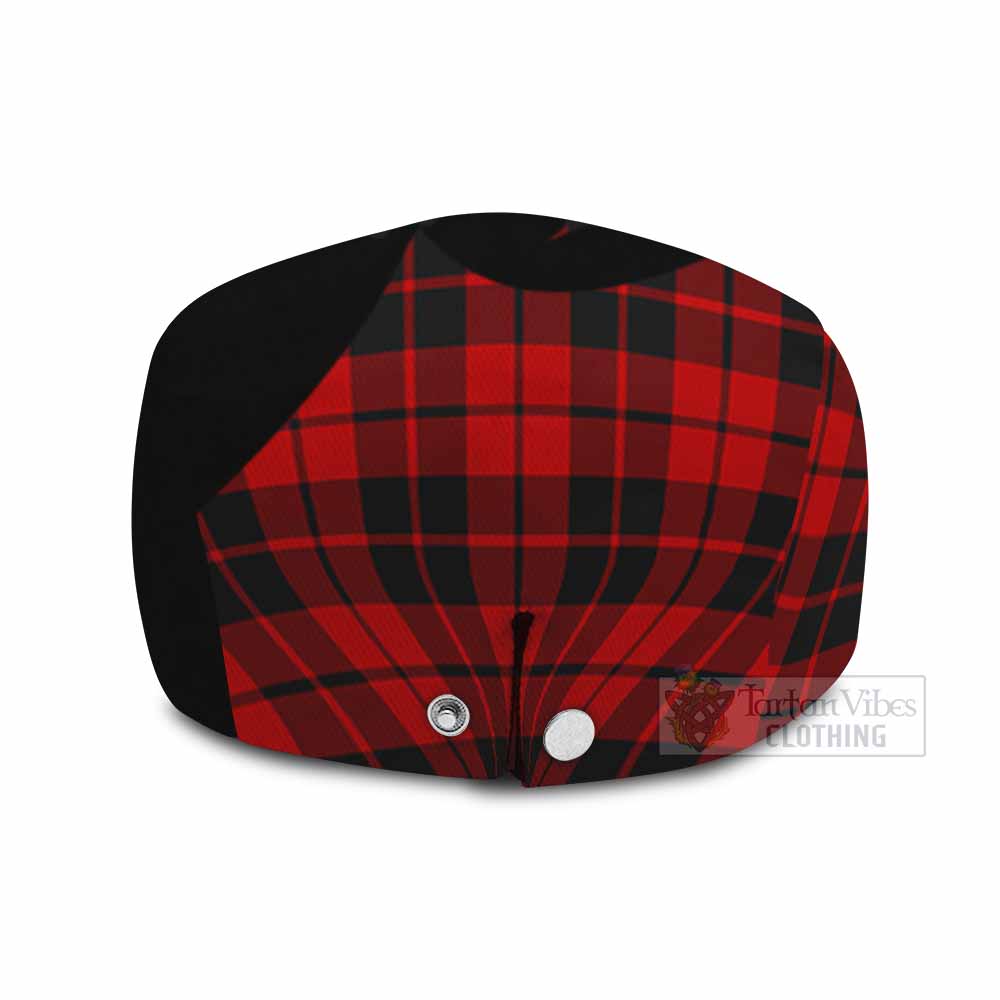Hogg (Hog) Tartan Family Crest Flat Cap, Jeff Cap Scotland Thistle Floral