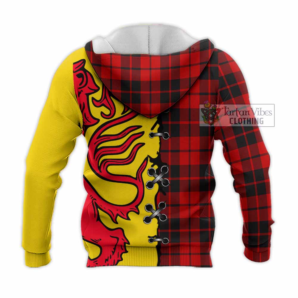 Hogg (Hog) Tartan Family Crest Knitted Hoodie Lion Rampant Honor - Tartan Vibes Clothing
