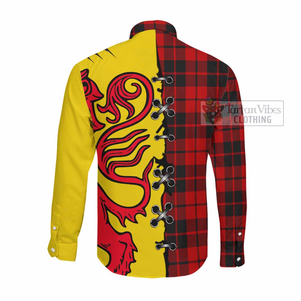Hogg (Hog) Tartan Family Crest Long Sleeve Button Shirts Lion Rampant Honor - Tartan Vibes Clothing