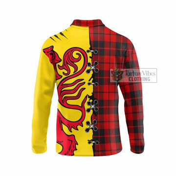 Hogg (Hog) Tartan Family Crest Long Sleeve Polo Shirt Lion Rampant Honor - Tartan Vibes Clothing