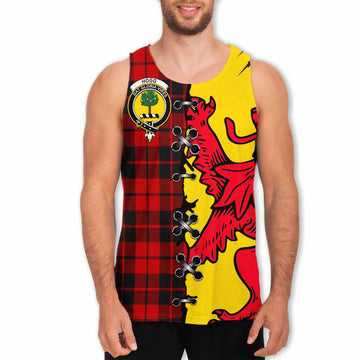 Hogg (Hog) Tartan Family Crest Men Tank Top Lion Rampant Honor - Tartan Vibes Clothing
