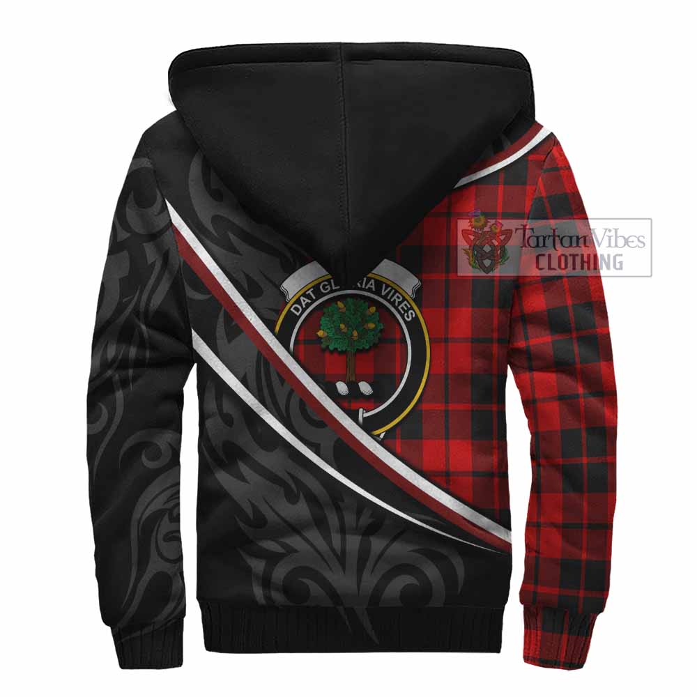 Hogg (Hog) Tartan Family Crest Sherpa Hoodie Celtic Scottish Thistle Floral - Tartan Vibes Clothing
