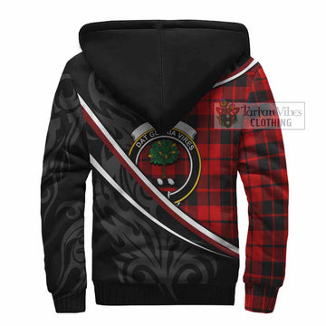 Hogg (Hog) Tartan Family Crest Sherpa Hoodie Celtic Scottish Thistle Floral