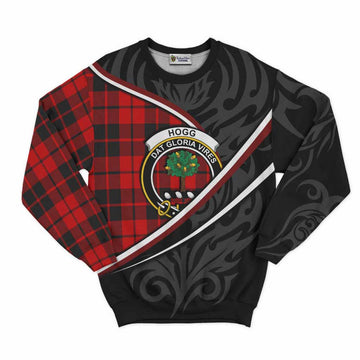 Hogg (Hog) Tartan Family Crest Sweatshirt Celtic Scottish Thistle Floral - Tartan Vibes Clothing
