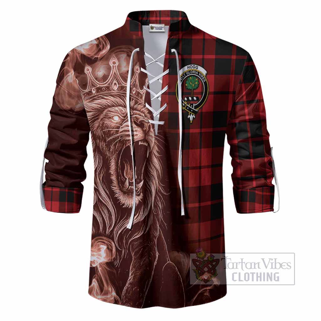 Hogg (Hog) Tartan Ghillie Shirt Roaring Lion Heritage