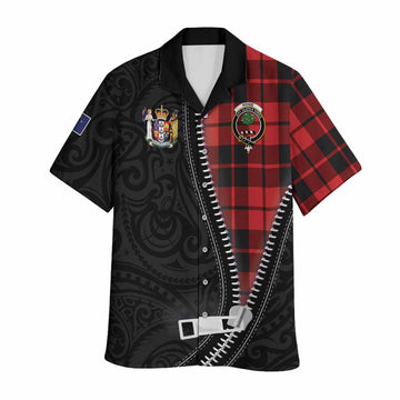 Hogg (Hog) Tartan Hawaiian Shirt New Zealand Pattern Unique Zipper Stylized