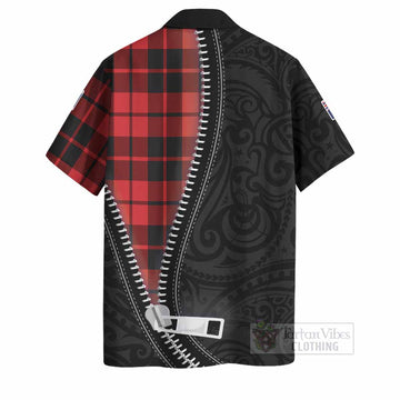 Hogg (Hog) Tartan Hawaiian Shirt New Zealand Pattern Unique Zipper Stylized