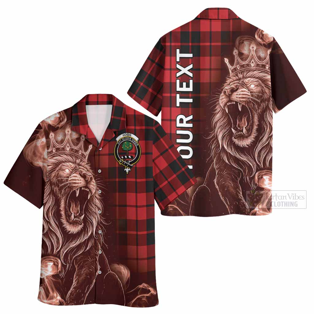 Hogg (Hog) Tartan Hawaiian Shirt Roaring Lion Heritage