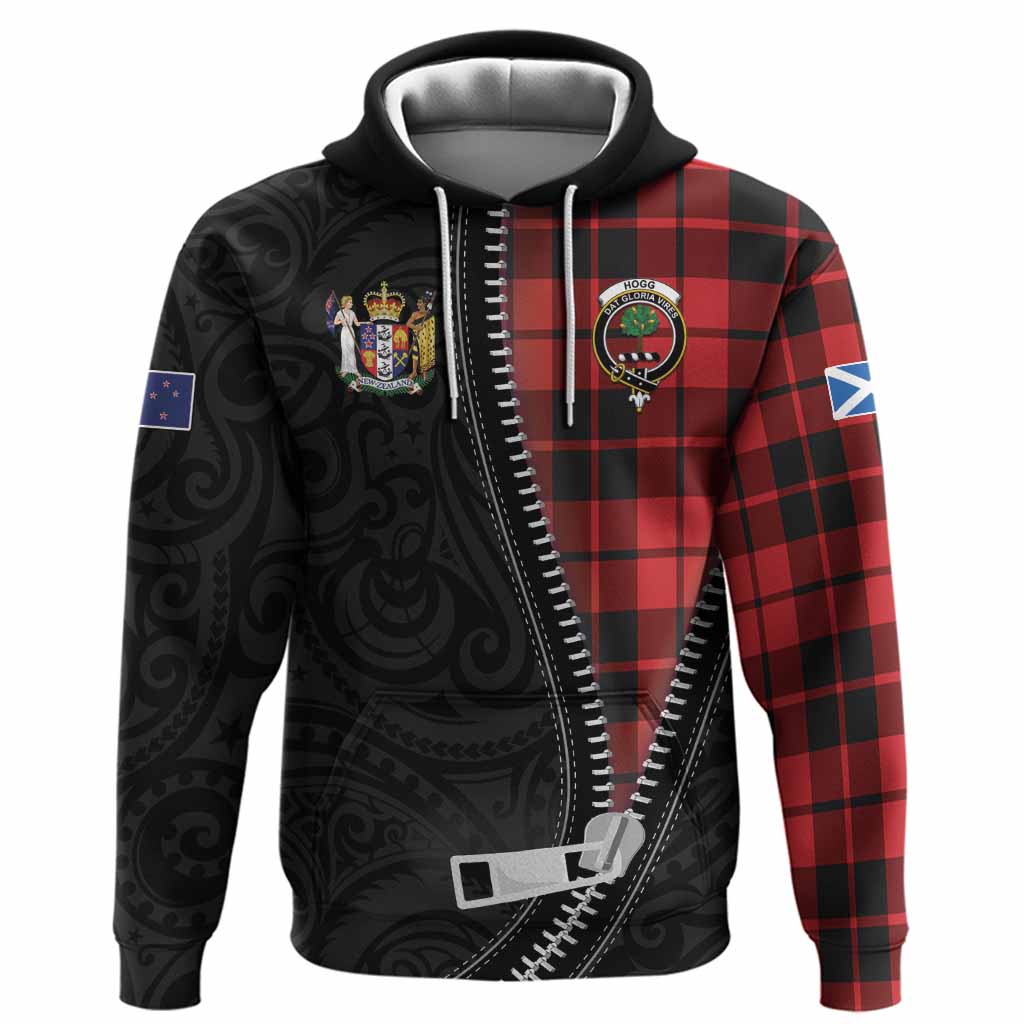 Hogg (Hog) Tartan Hoodie New Zealand Pattern Unique Zipper Stylized