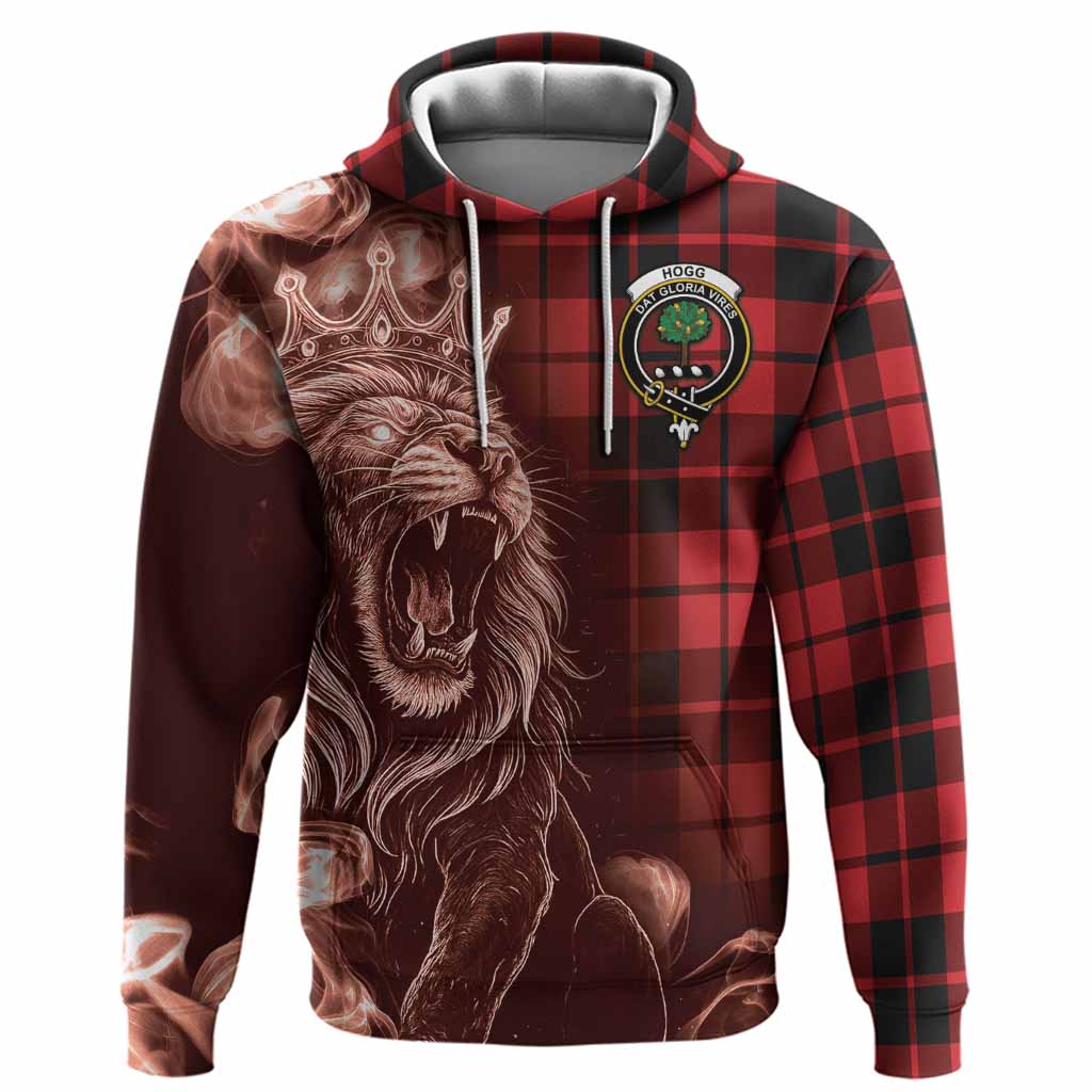 Hogg (Hog) Tartan Hoodie Roaring Lion Heritage