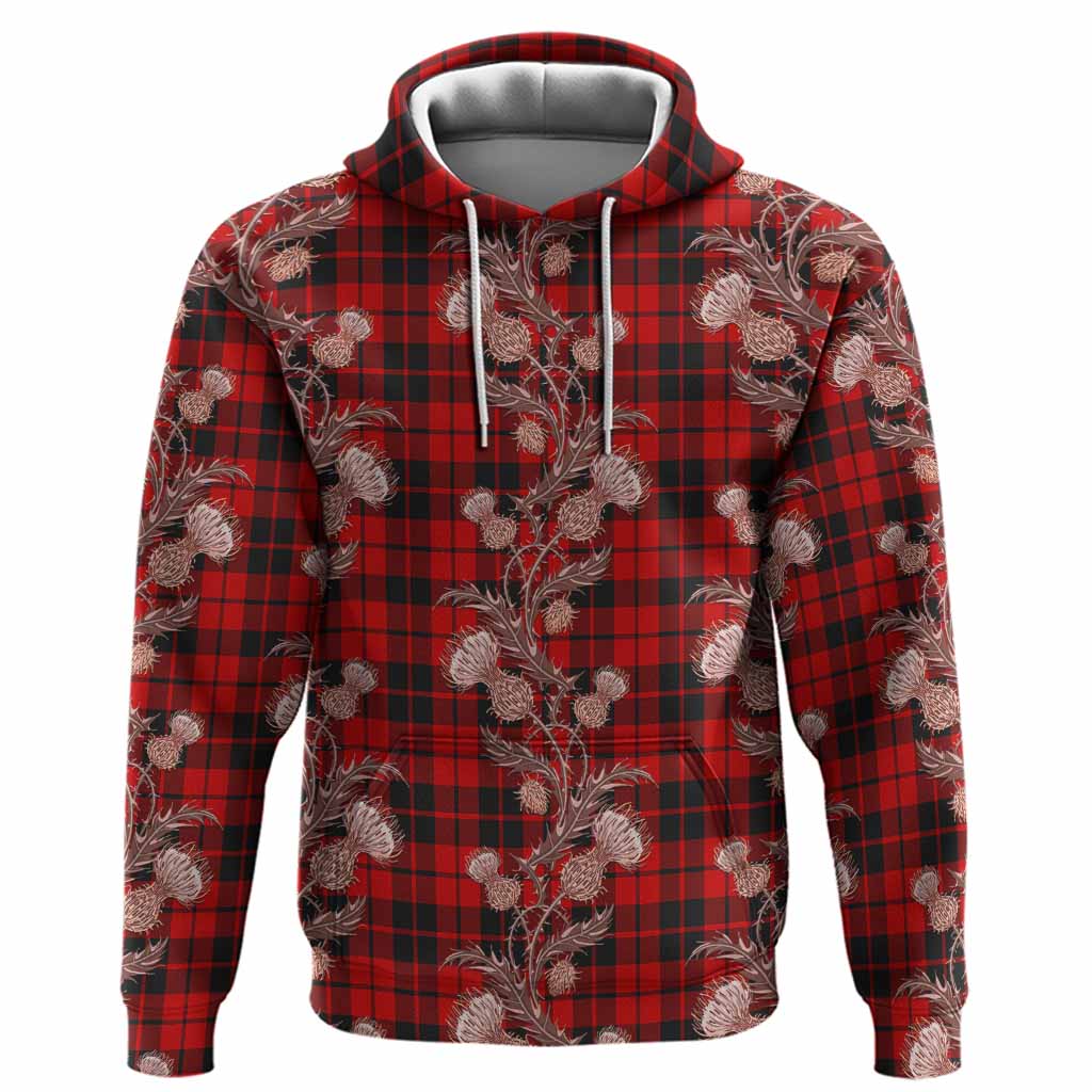 Hogg (Hog) Tartan Hoodie Seamless Scottish Thistle Flowers