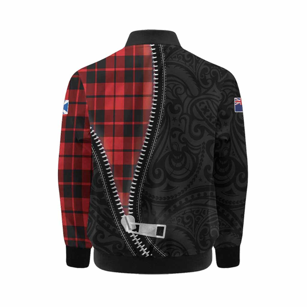 Hogg (Hog) Tartan Kid Bomber Jacket New Zealand Pattern Unique Zipper Stylized
