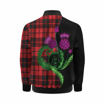 Hogg (Hog) Tartan Kid Bomber Jacket Traditional Scottish Thistle