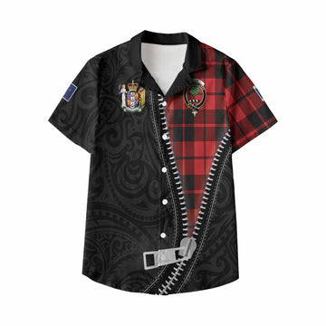 Hogg (Hog) Tartan Kid Hawaiian Shirt New Zealand Pattern Unique Zipper Stylized