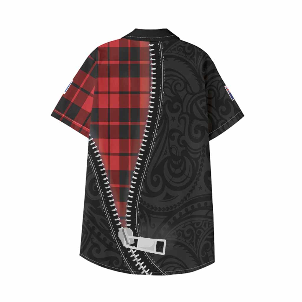 Hogg (Hog) Tartan Kid Hawaiian Shirt New Zealand Pattern Unique Zipper Stylized