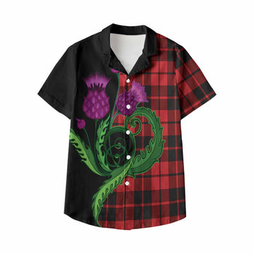 Hogg (Hog) Tartan Kid Hawaiian Shirt Traditional Scottish Thistle