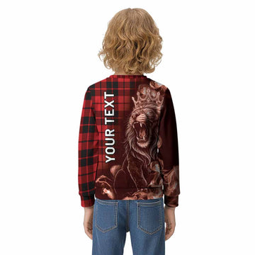 Hogg (Hog) Tartan Kid Knitted Sweatshirt Roaring Lion Heritage