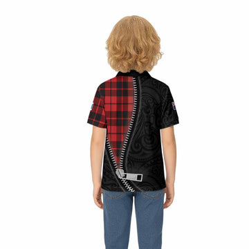 Hogg (Hog) Tartan Kid Polo Shirt New Zealand Pattern Unique Zipper Stylized