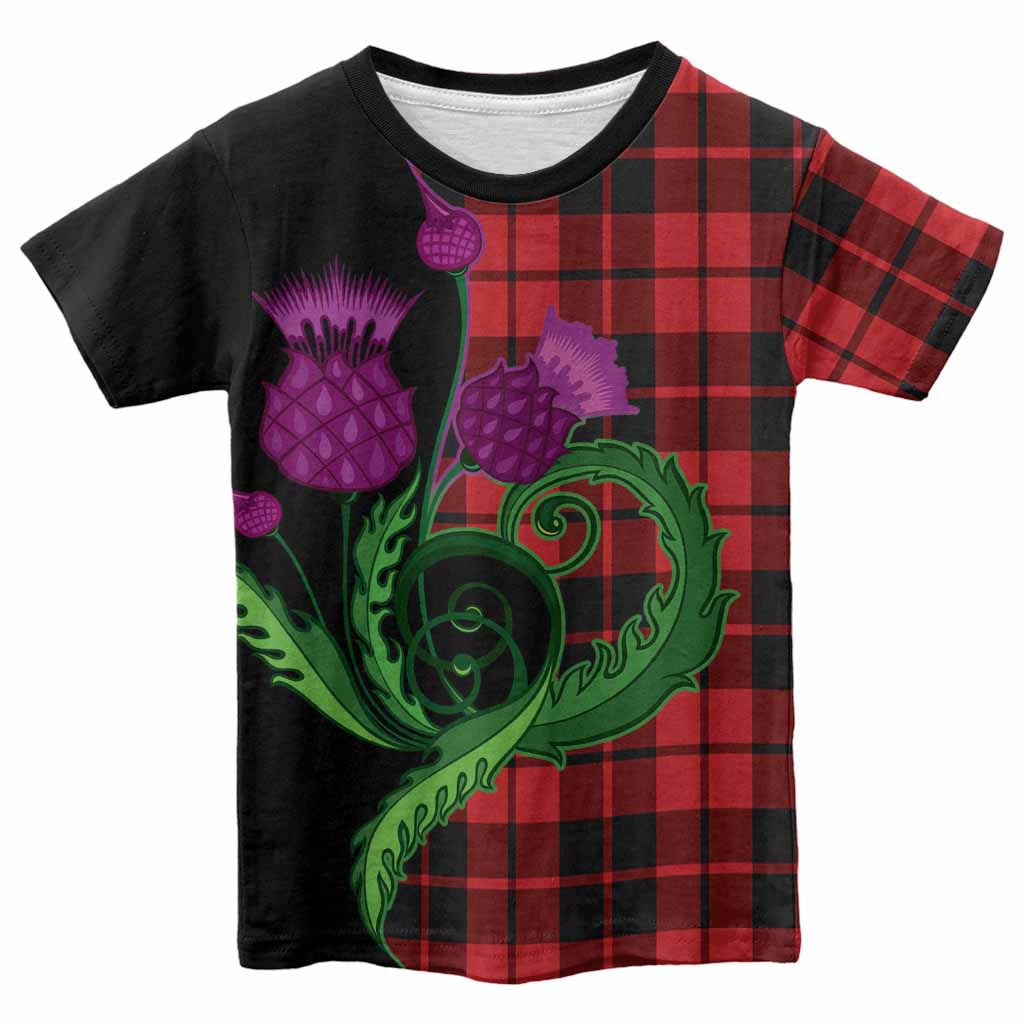 Hogg (Hog) Tartan Kid T-shirt Traditional Scottish Thistle
