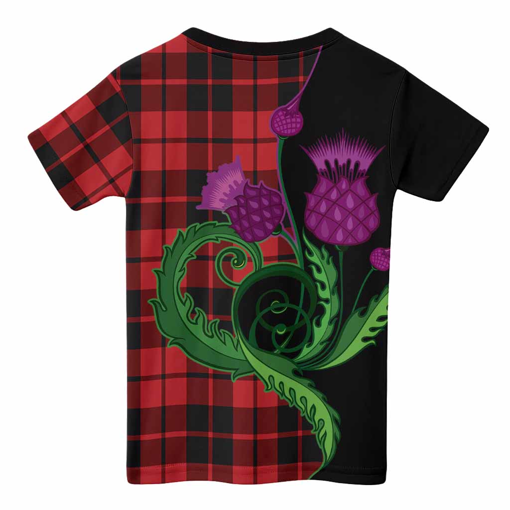Hogg (Hog) Tartan Kid T-shirt Traditional Scottish Thistle