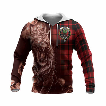 Hogg (Hog) Tartan Knitted Hoodie Roaring Lion Heritage