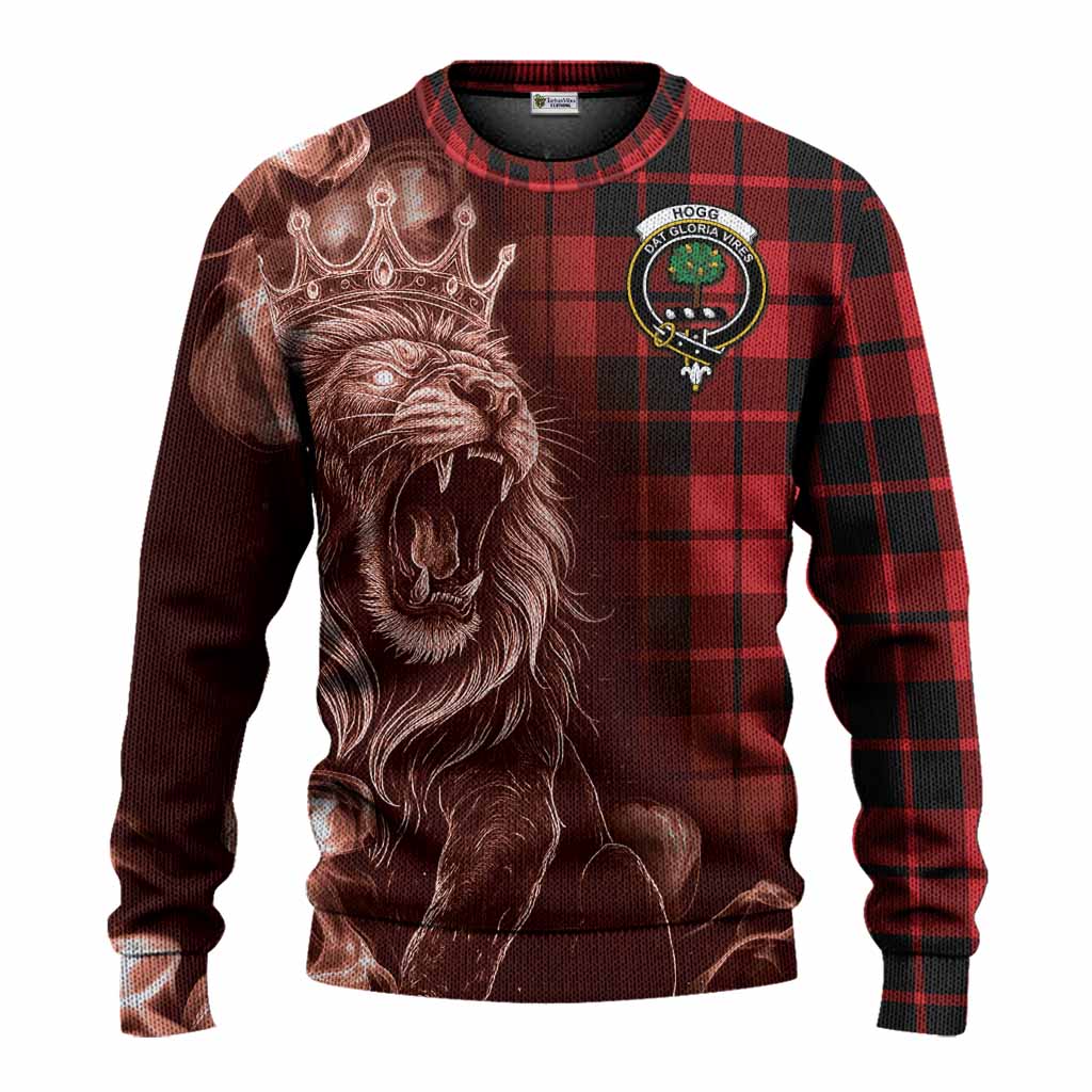 Hogg (Hog) Tartan Knitted Sweater Roaring Lion Heritage