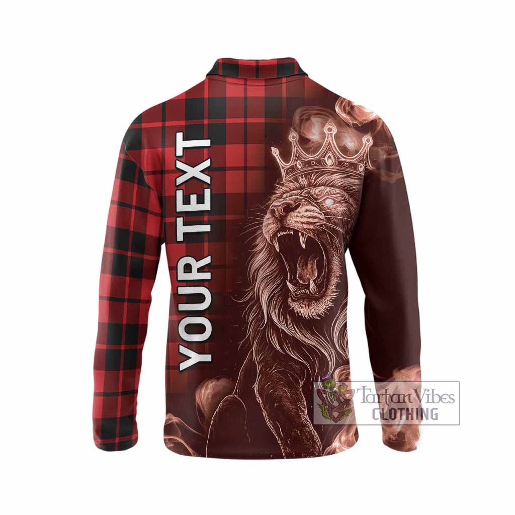 Hogg (Hog) Tartan Long Sleeve Polo Shirt Roaring Lion Heritage
