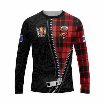 Hogg (Hog) Tartan Long Sleeve T-Shirt New Zealand Pattern Unique Zipper Stylized