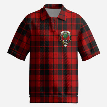 Hogg (Hog) Tartan Men’s Polo Sweater Top with Family Crest