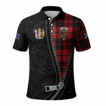 Hogg (Hog) Tartan Polo Shirt New Zealand Pattern Unique Zipper Stylized