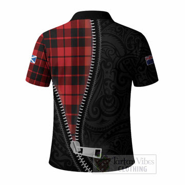 Hogg (Hog) Tartan Polo Shirt New Zealand Pattern Unique Zipper Stylized