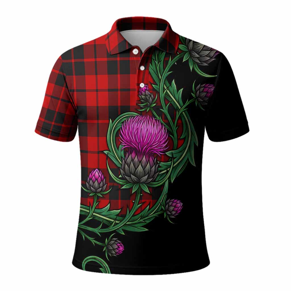 Hogg (Hog) Tartan Polo Shirt Resilient Scottish Thistle