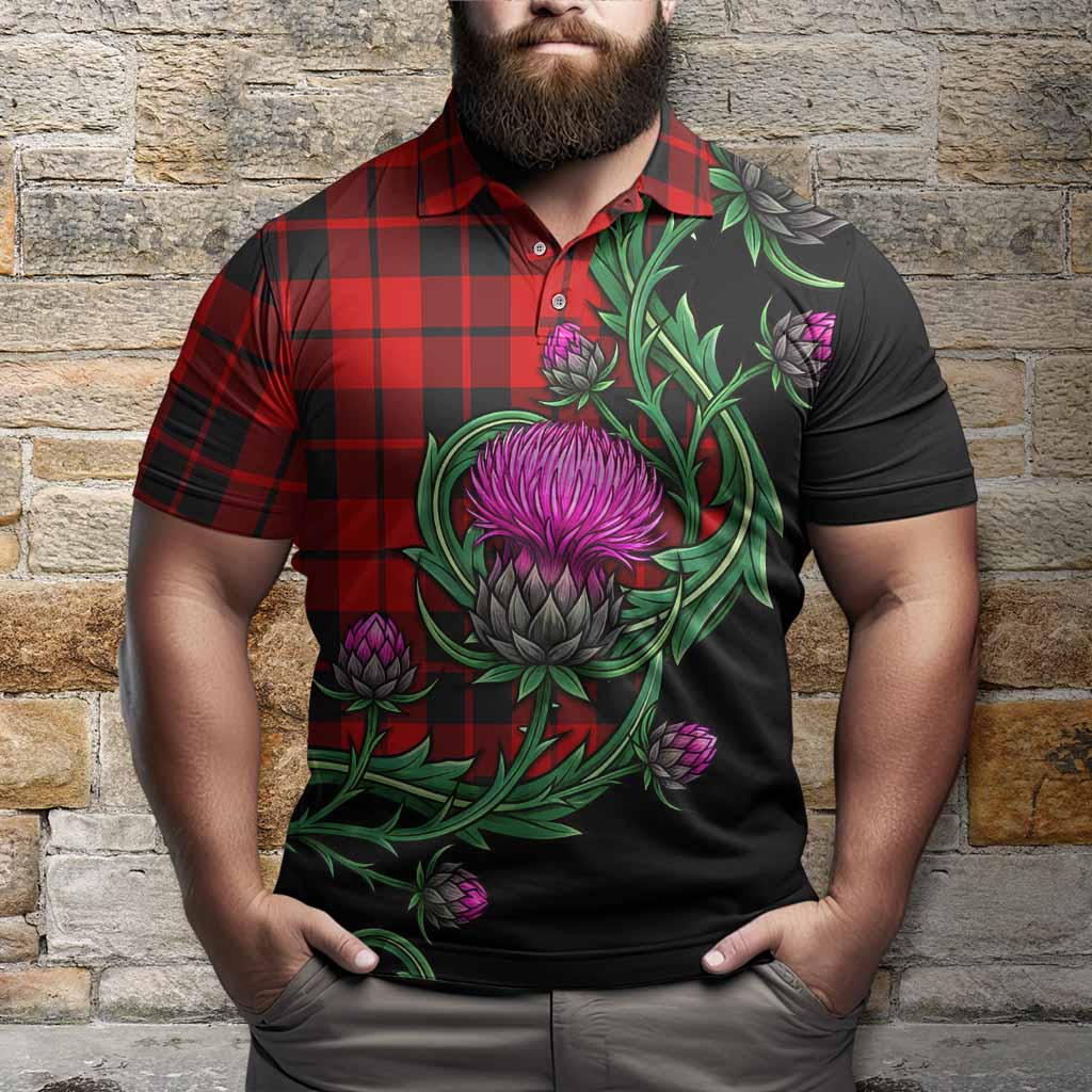 Hogg (Hog) Tartan Polo Shirt Resilient Scottish Thistle