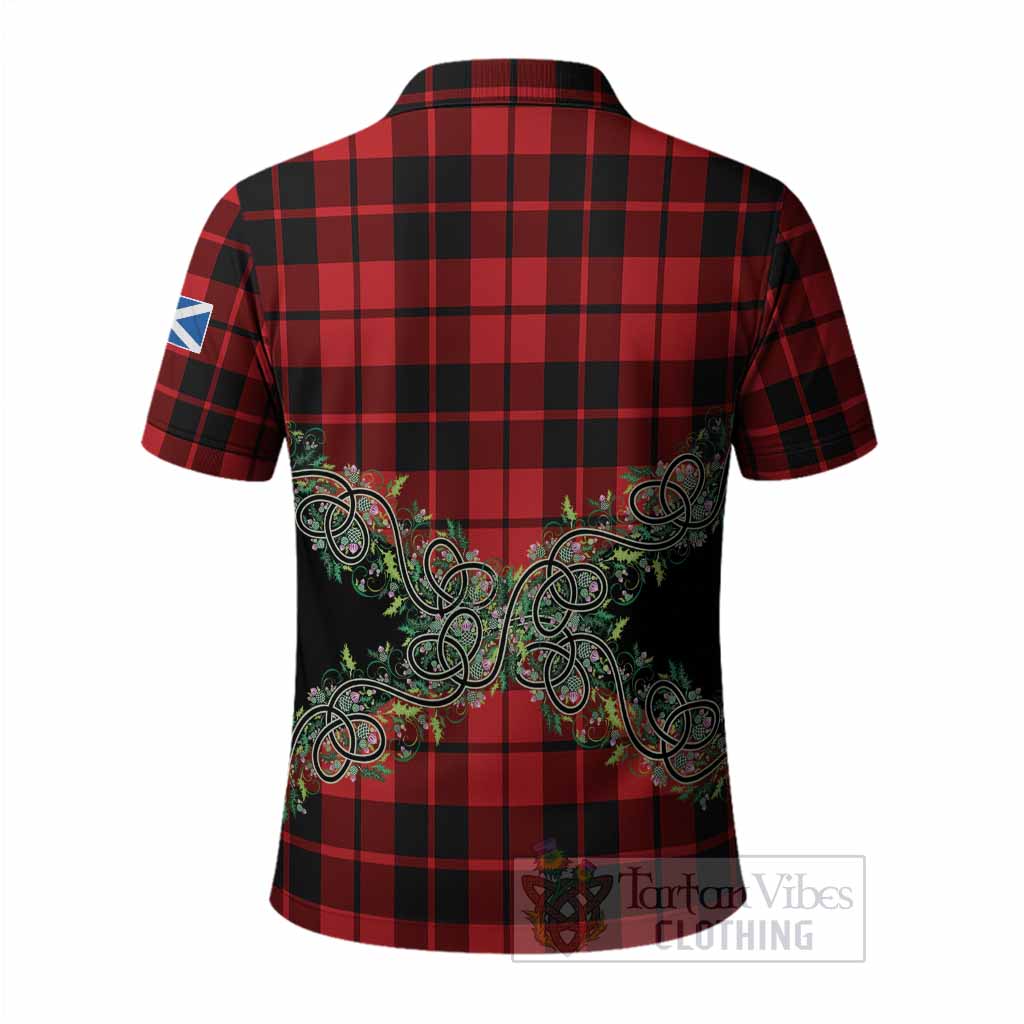 Hogg (Hog) Tartan Polo Shirt Thistle Scottish Spirit