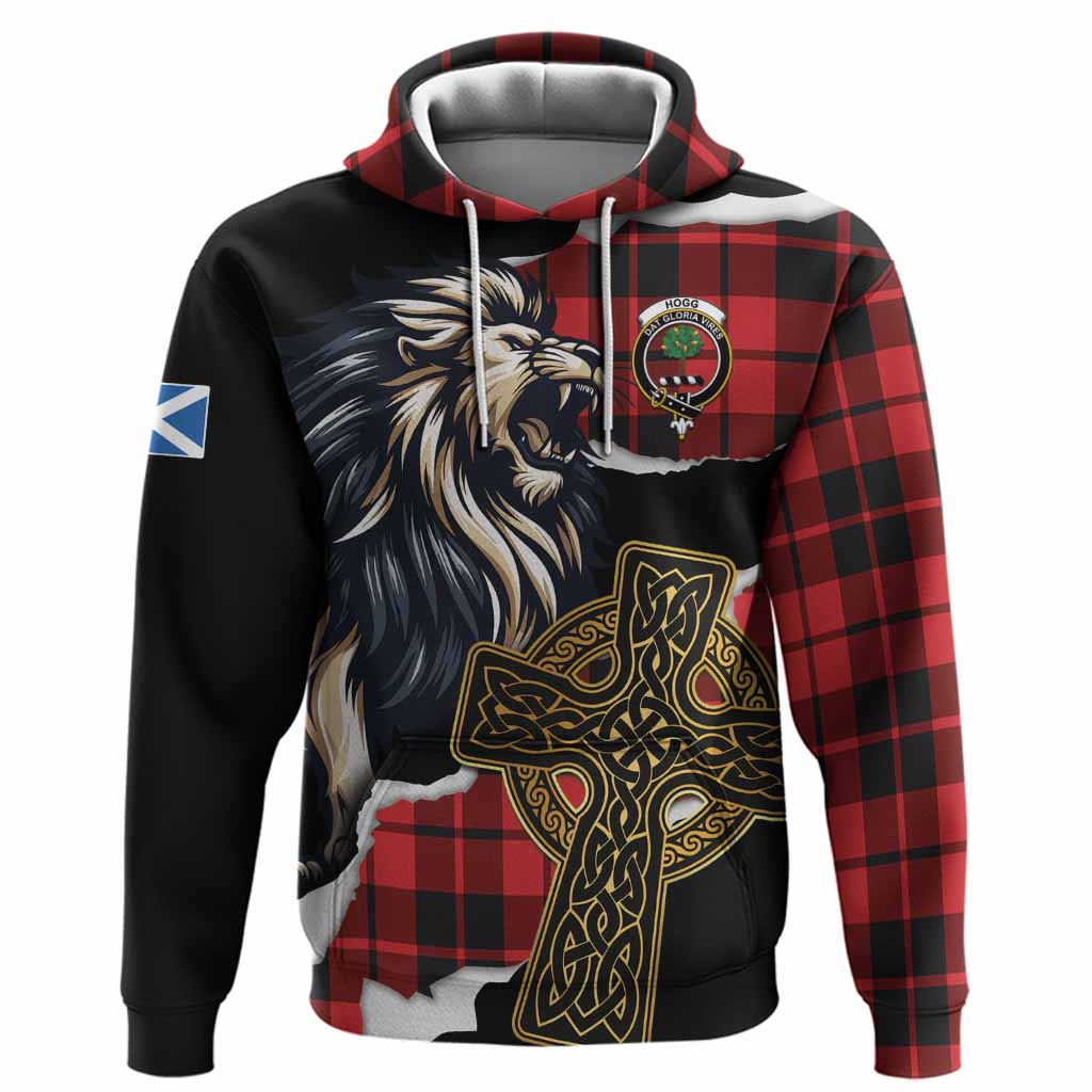 Hogg (Hog) Tartan Scottish Hoodie Lion Celtic Heritage