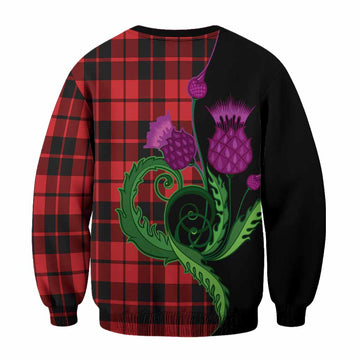 Hogg (Hog) Tartan Sweatshirt Traditional Scottish Thistle