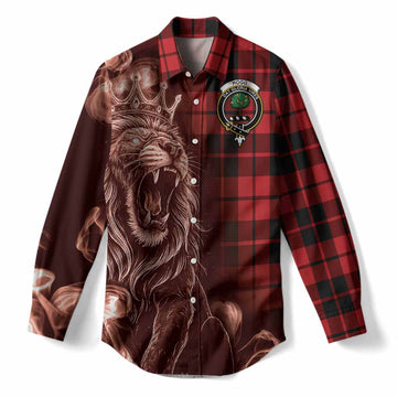 Hogg (Hog) Tartan Women Casual Shirt Roaring Lion Heritage