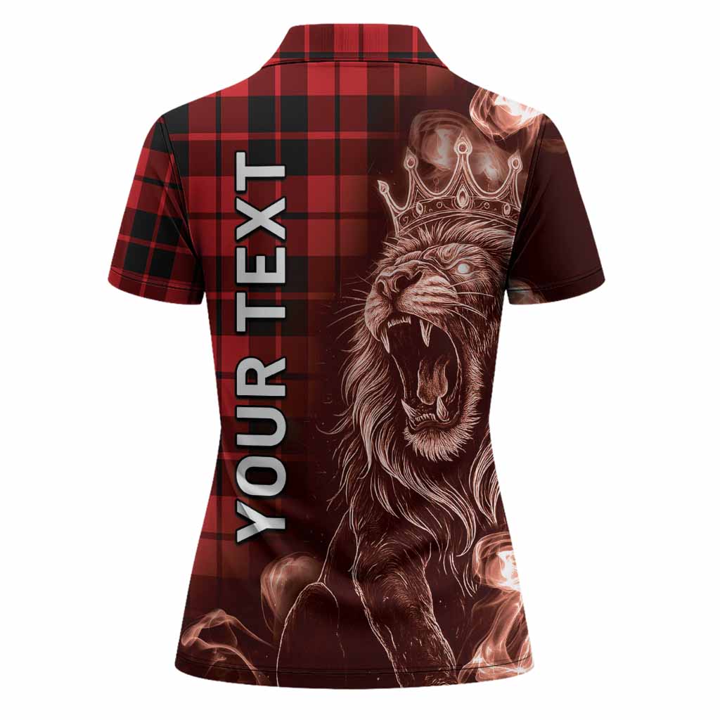Hogg (Hog) Tartan Women Polo Shirt Roaring Lion Heritage