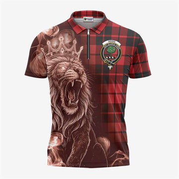 Hogg (Hog) Tartan Zipper Polo Shirt Roaring Lion Heritage