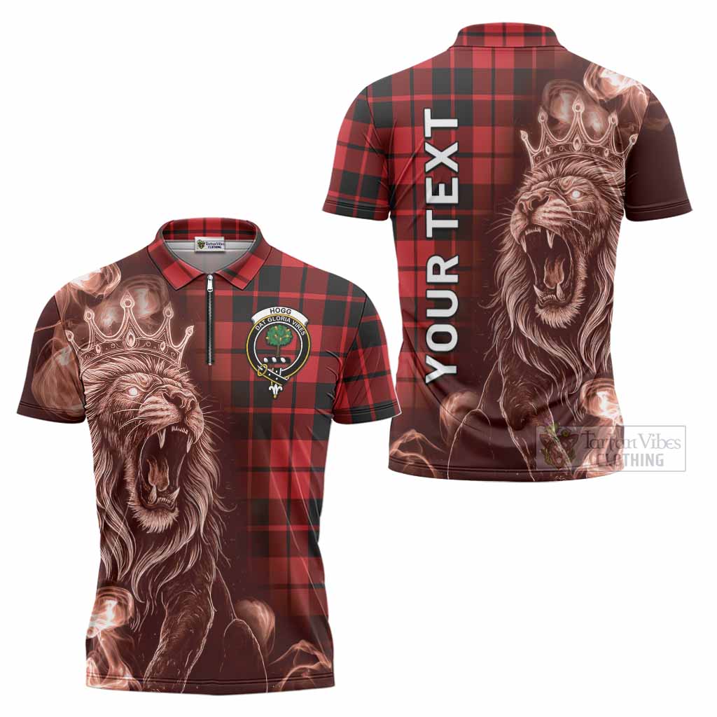 Hogg (Hog) Tartan Zipper Polo Shirt Roaring Lion Heritage
