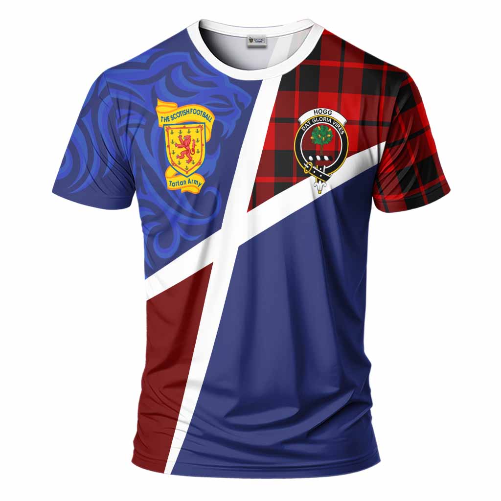 Hogg (Hog) The Scottish Football Crest T-Shirt Lion-Tartan Army
