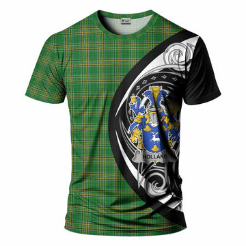 Holland Irish Clan T-Shirt Celtic Circle Style