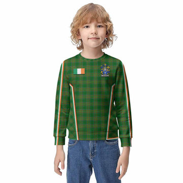 Holland Irish Clan Coat of Arm Tartan Kid Knitted Sweatshirt Flag Style
