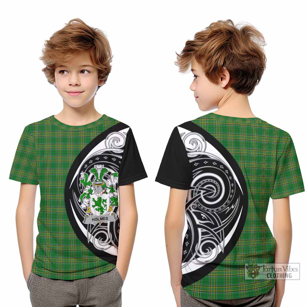 Holmes Irish Clan Kid T-Shirt Celtic Circle Style - Tartan Vibes Clothing