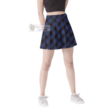 Home Tartan Women's Plated Mini Skirt