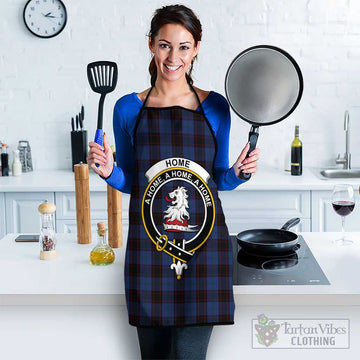 Home (Hume) Tartan Apron with Family Crest