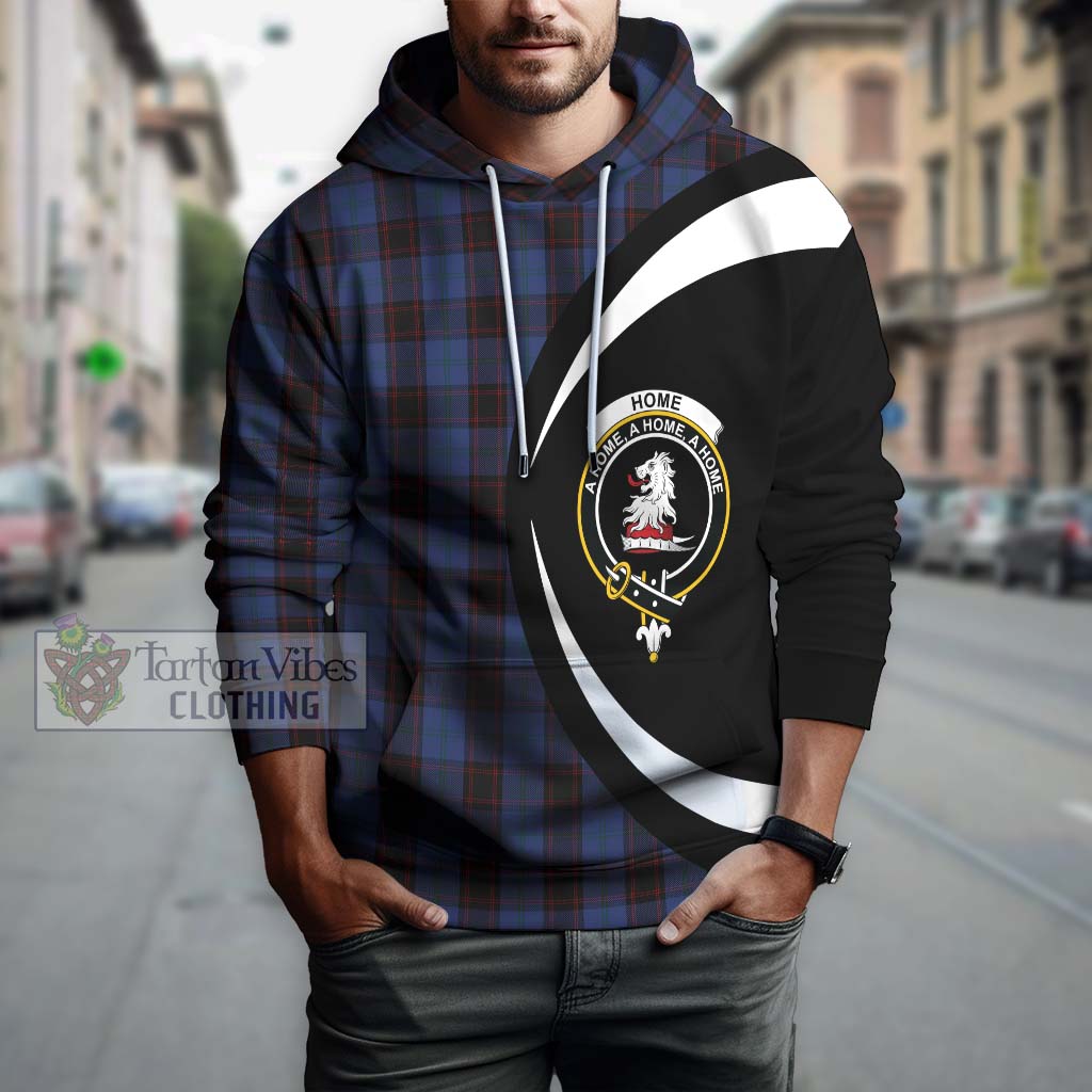 Tartan Vibes Clothing Home Tartan Hoodie with Family Crest Circle Style