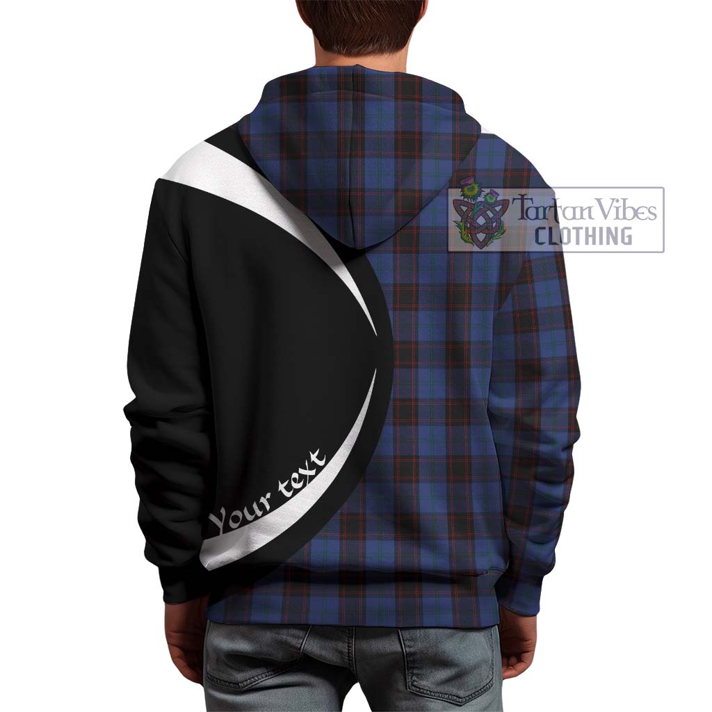 Tartan Vibes Clothing Home Tartan Hoodie with Family Crest Circle Style